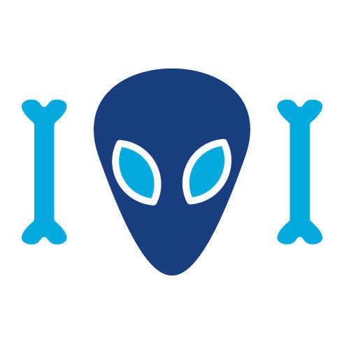 Two Color Extraterrestrial Glyph Icon