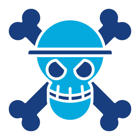 Two Color Pirate Monkey Glyph Icon