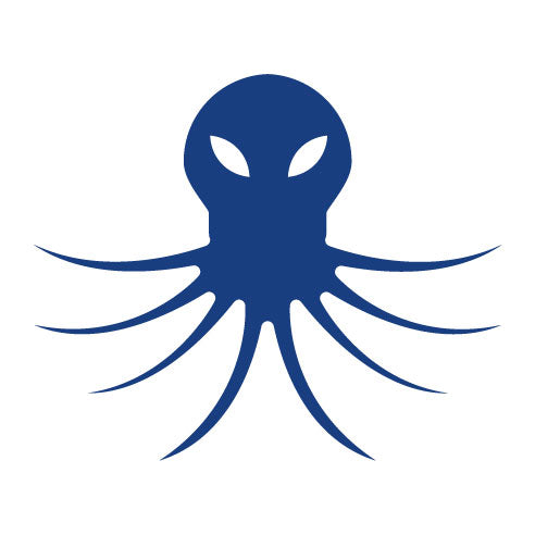 Two Color Kraken Glyph Icon