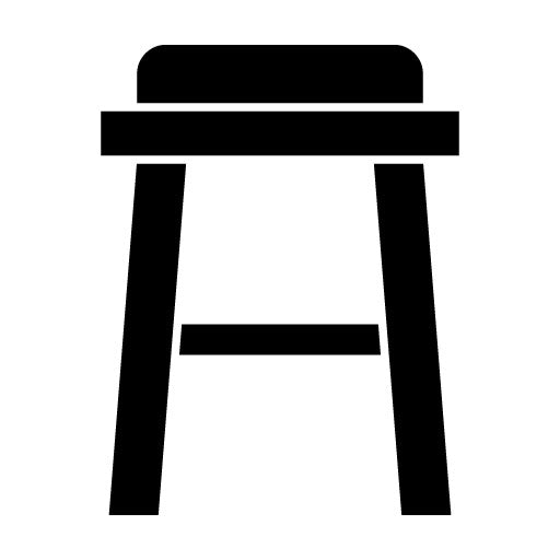 Stool Glyph Icon