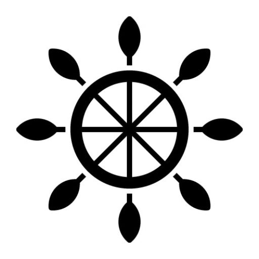 Ship Wheel Glyph Icon | Pirate