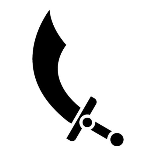Swords Glyph Icon | Pirate