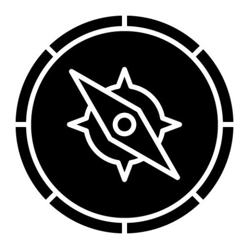 Compass Glyph Icon | Pirate