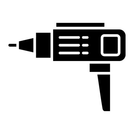 Automatic Drilling Glyph Icon