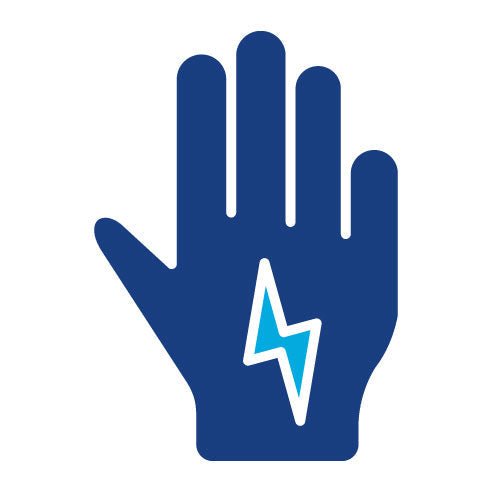 Two Color Wired Gloves Glyph Icon