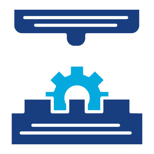 Two Color Engineering Printer Glyph Icon