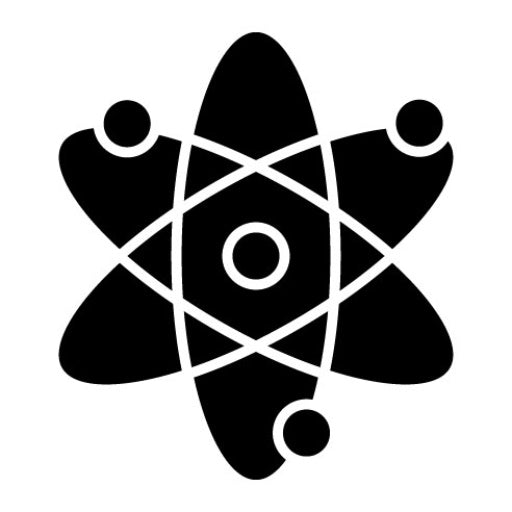 Atom Glyph Icon | Industrial Process