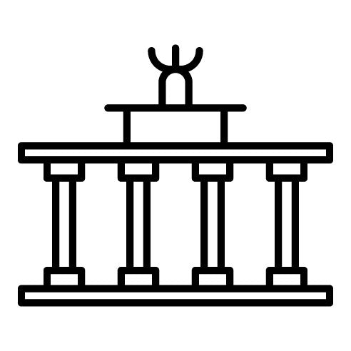 Brandenburg Gate Icon