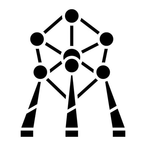 Atomium Glyph Icon
