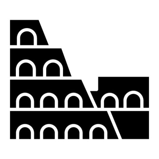 Coliseum Glyph Icon