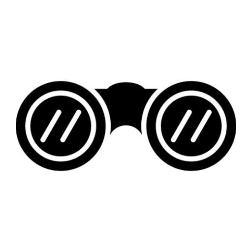 Army Bicoculars Glyph Icon