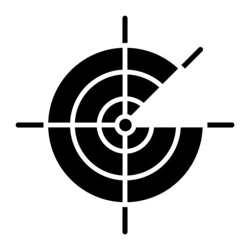 Army Radar Glyph Icon