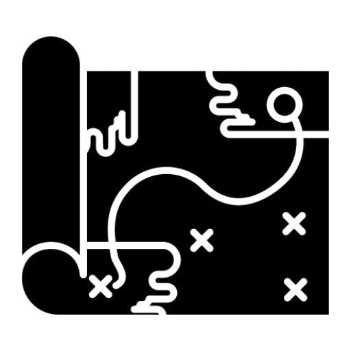 Army Map Glyph Icon