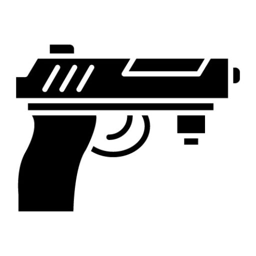 Army Gun Glyph Icon