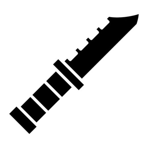 Army Knife Glyph Icon