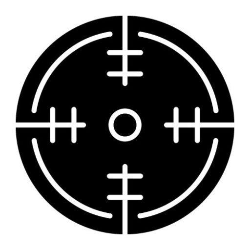 Army Target Glyph Icon