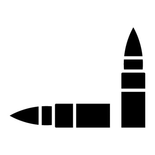 Ammunition Glyph Icon | Military