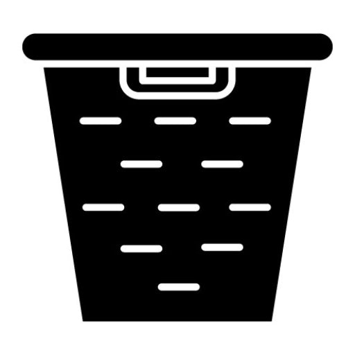 Clothes Basket Glyph Icon