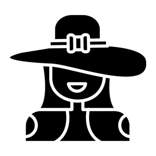 Spring Woman Glyph Icon