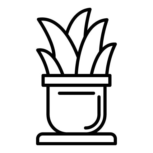 Bird on Flower Pot Icon