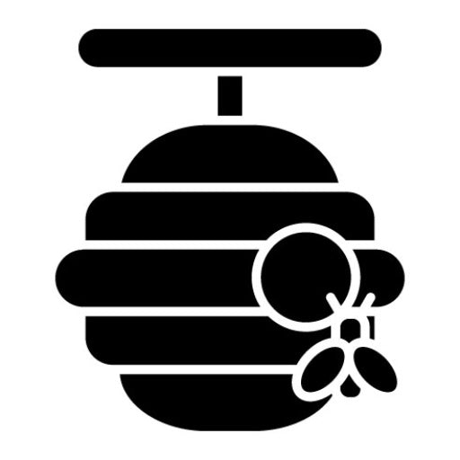 Beehive Glyph Icon