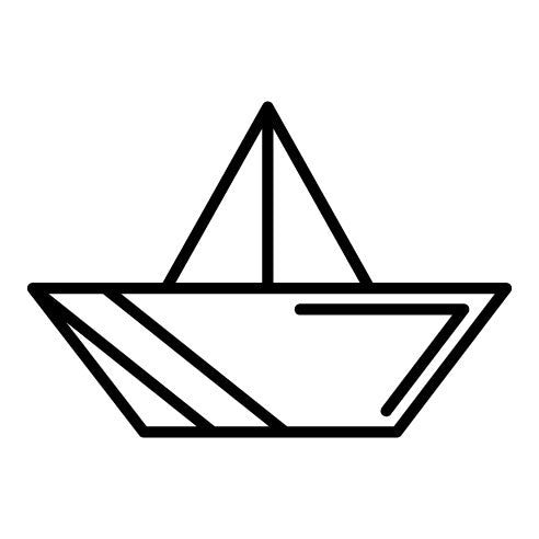 Paper Boat Icon