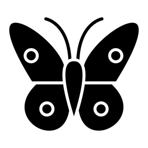 Butterflies Glyph Icon
