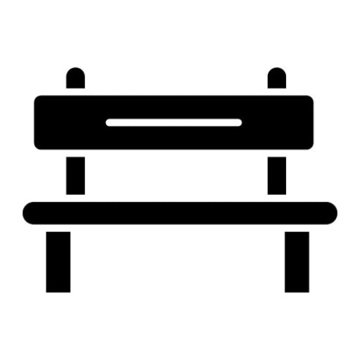 Bench Glyph Icon | Spring