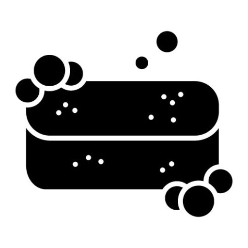 Sponge Glyph Icon | Hygiene Routine