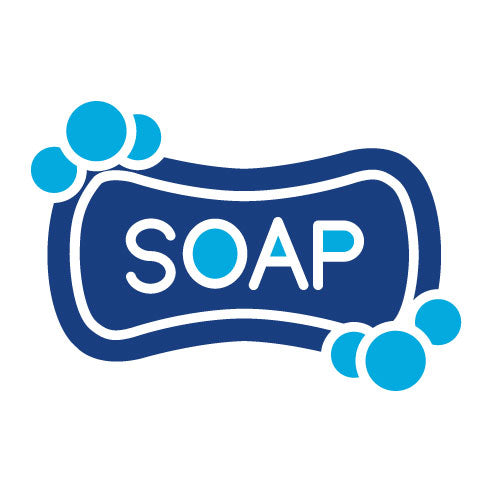 Two Color Soap Glyph Icon