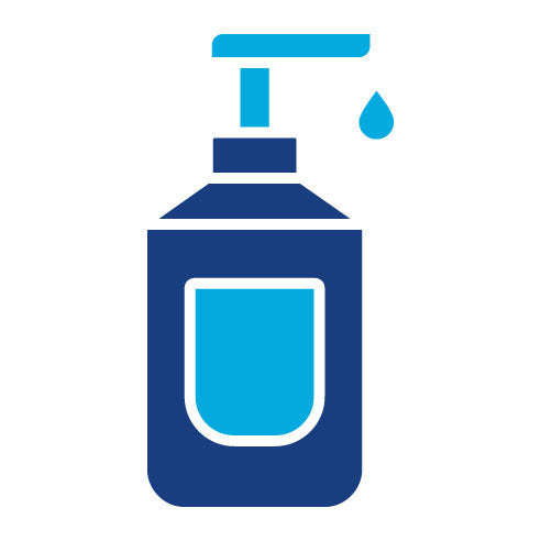 Two Color Hand Soap Glyph Icon