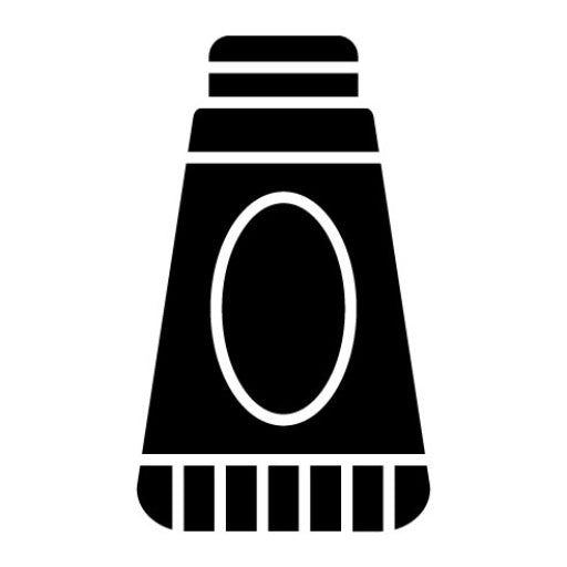 Toothpaste Glyph Icon