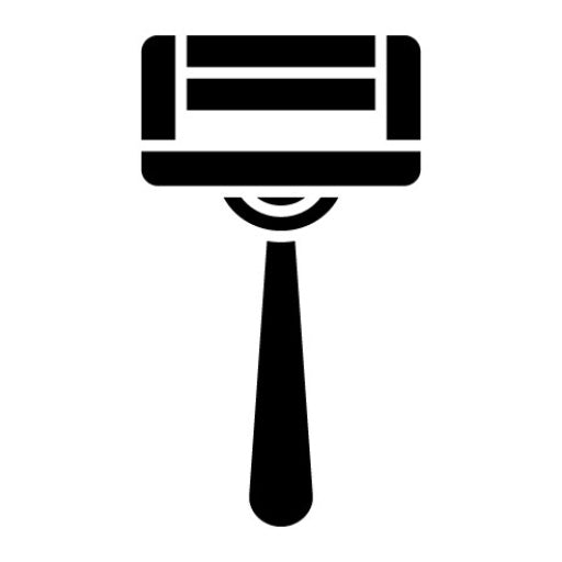 Razor Glyph Icon | Hygiene Routine