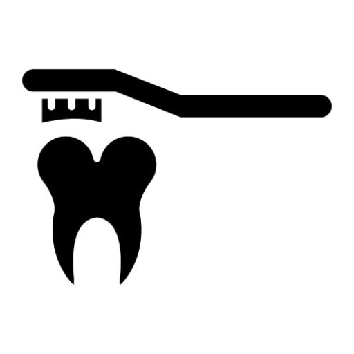 Brushing Glyph Icon