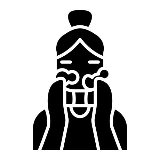 Wash Face Glyph Icon