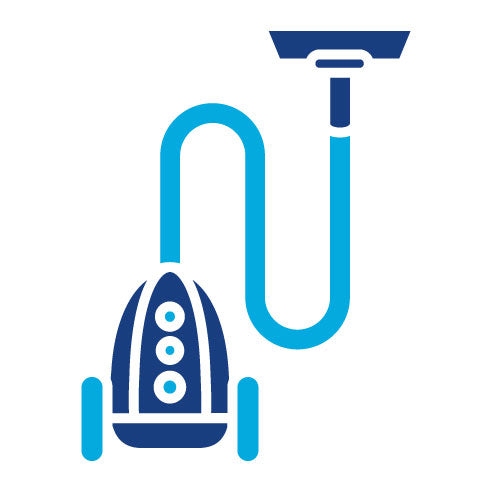 Two Color Vacuum Cleaner Glyph Icon