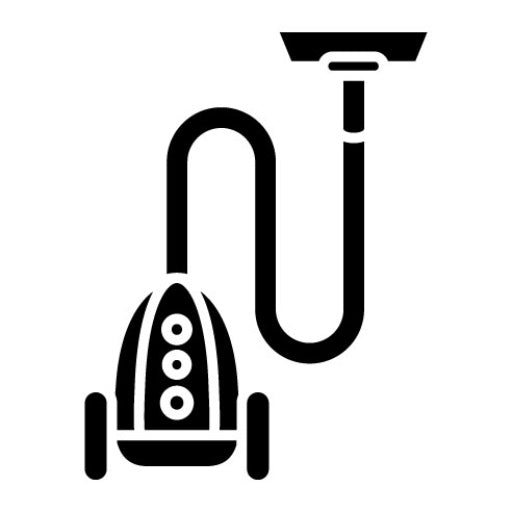 Vacuum Cleaner Glyph Icon | Hygiene Routine
