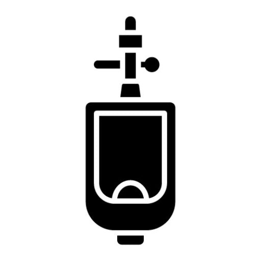 Urinal Toilet Glyph Icon