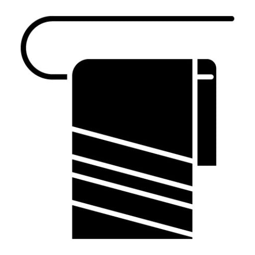Towel Glyph Icon | Hygiene Routine