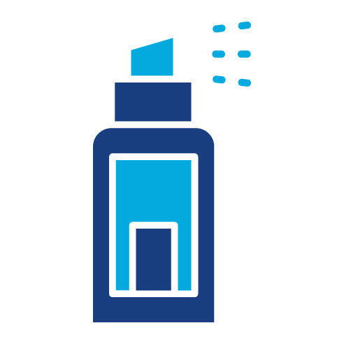 Two Color Deodorant Glyph Icon