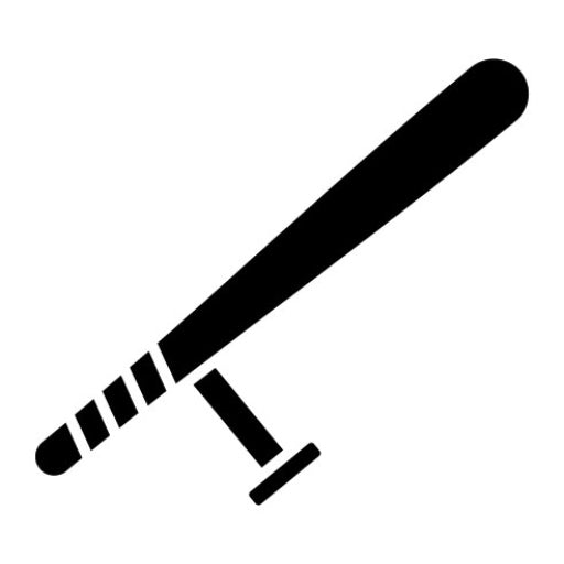 Baton Glyph Icon