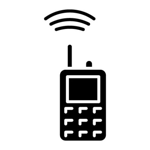 Walkie Talkie Glyph Icon | Police
