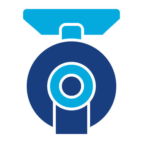 Two Color Cctv Glyph Icon