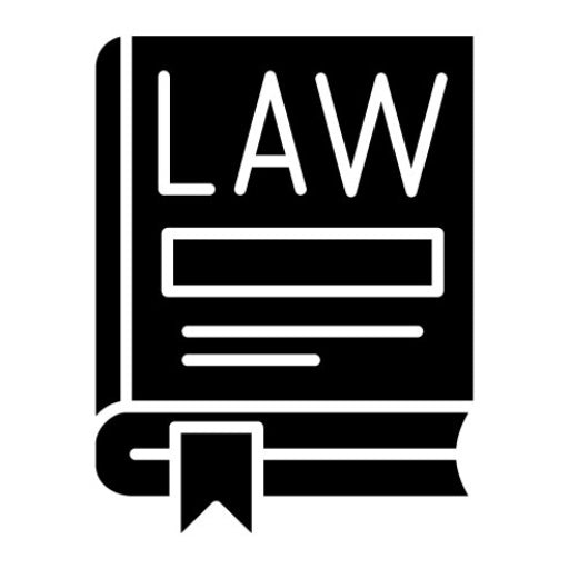 Law Book Glyph Icon | Police