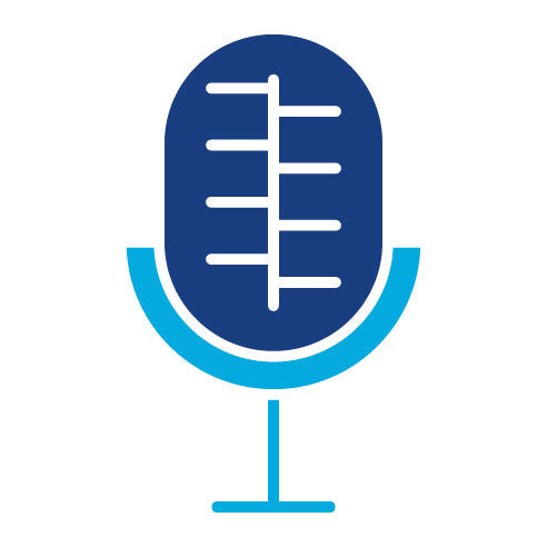 Two Color Voice Recorder Glyph Icon