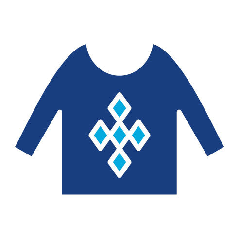 Two Color Sweater Glyph Icon