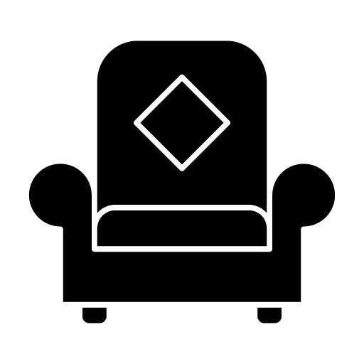 Armchair Glyph Icon