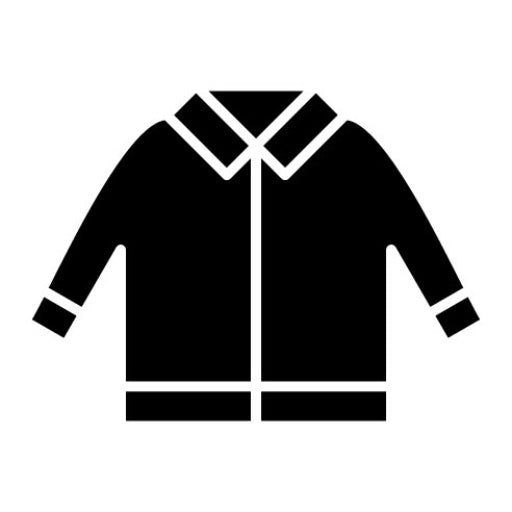 Winter Jacket Glyph Icon
