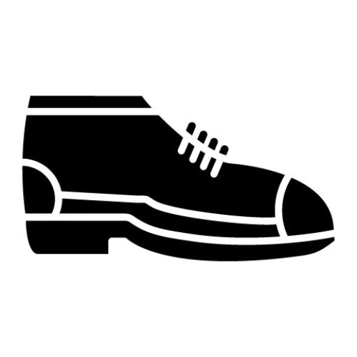 Winter Boot Glyph Icon
