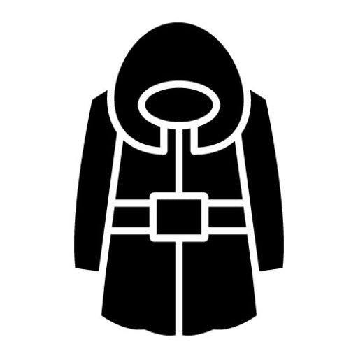 Winter Coat Glyph Icon